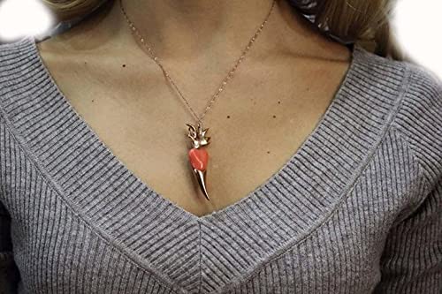 Spilla Corallo e Oro rosa - immagine 2
