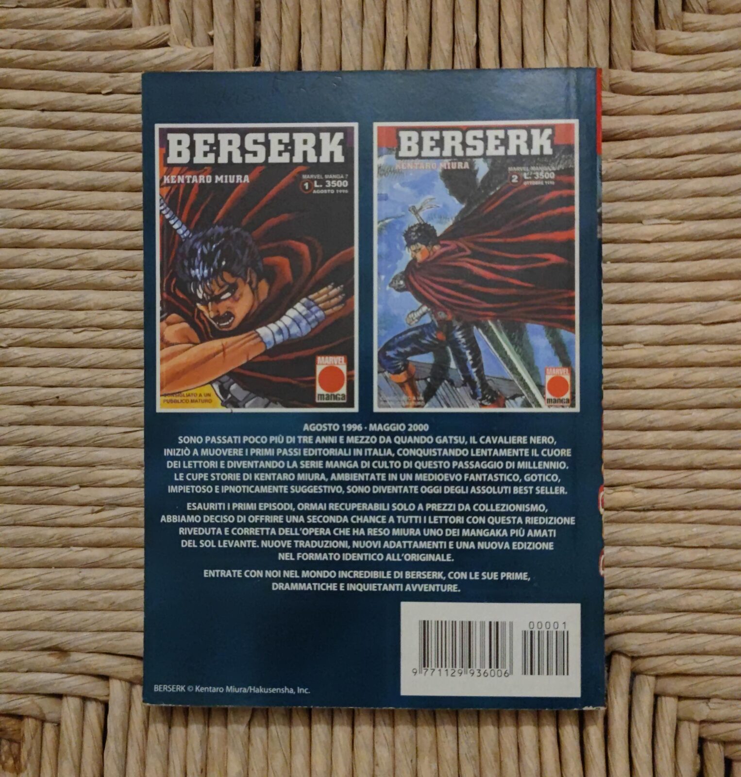 Berserk Collection 1 Prima Edizione ArkaShop