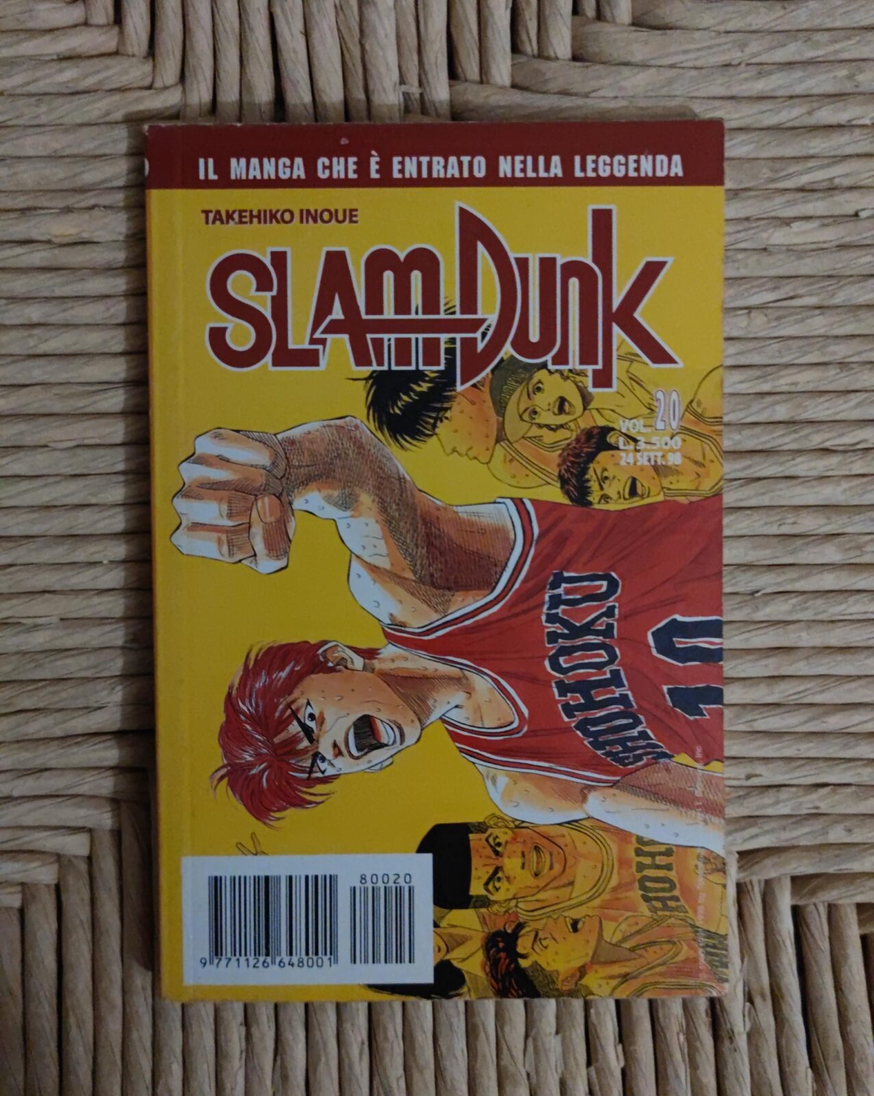 Slam Dunk 20 (1998) Planet Manga - Prima Edizione sottiletta - praticamente Nuovo [RARO] - immagine 2