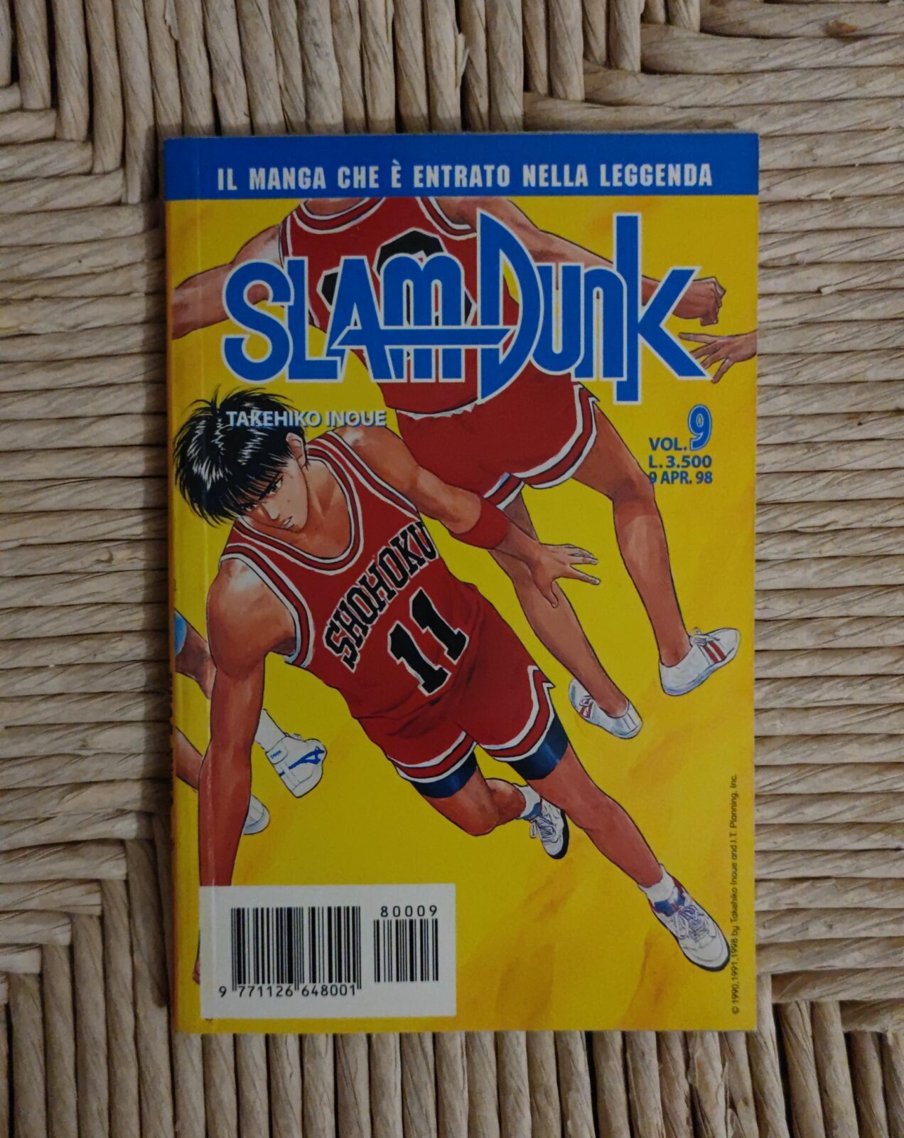 Slam Dunk 9 - sottiletta - raro | ArkaShop