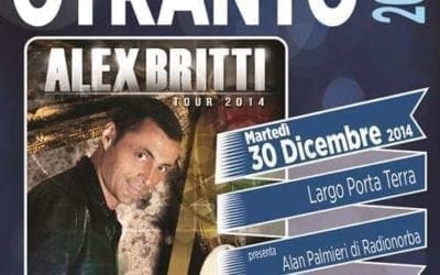 Otranto: Il 30 in piazza Alex Britti in Concerto e il 31 divertentismo no stop!