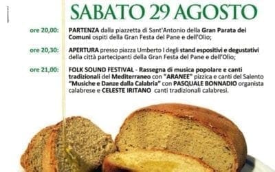 Uggiano La Chiesa: Grande attesa per “La Gran Festa del Pane e dell’Olio”