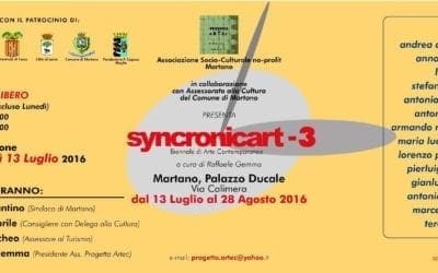 Martano: Al via la terza edizione della biennale Syncronicart