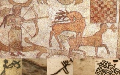 Suggestioni ed analogie tra Mosaico di Otranto e pitture rupestri della Grotta dei Cervi di Porto Badisco