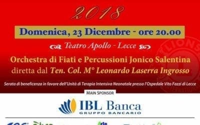 All’Apollo di Lecce il Concerto di Natale 2018