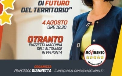 “Prospettive di Futuro del Territorio” con Antonella Laricchia e Francesco Giannetta