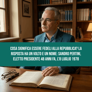 Cosa significa essere fedeli alla Repubblica? La risposta ha un volto e un nome: Sandro Pertini, eletto Presidente 48 anni fa, l’8 luglio 1978